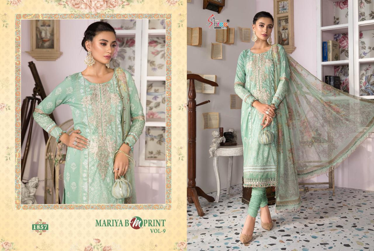 Shree Mariya B Mprint Vol  9 Pakistani Salwar Suits  Catalog
