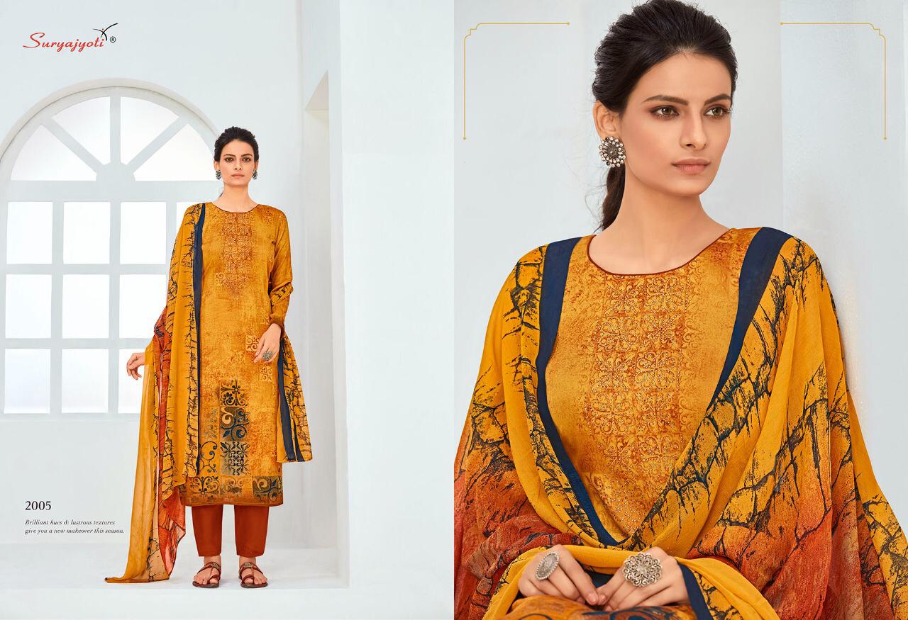 Suryajyoti Zara  Vol 2 Satin Cotton Designer Dress Material Catalog