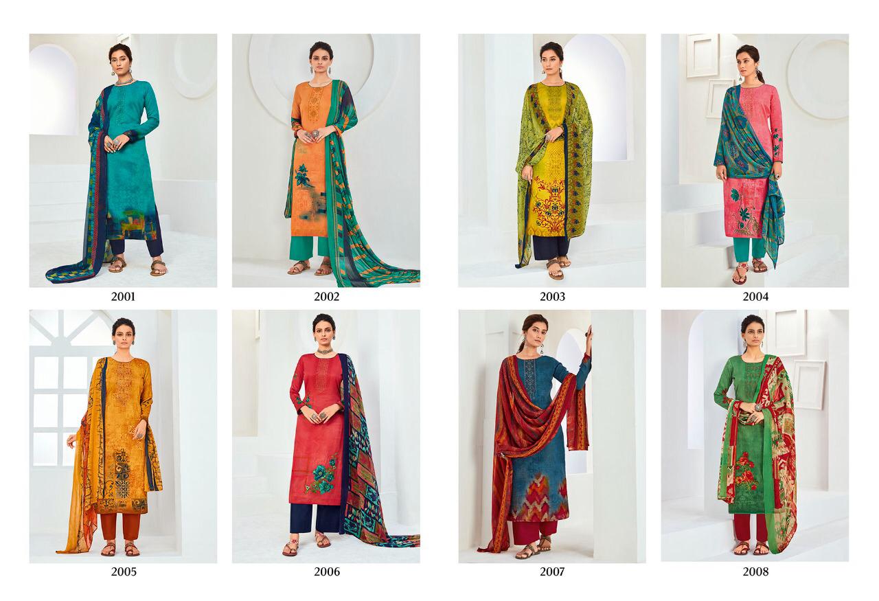 Suryajyoti Zara  Vol 2 Satin Cotton Designer Dress Material Catalog