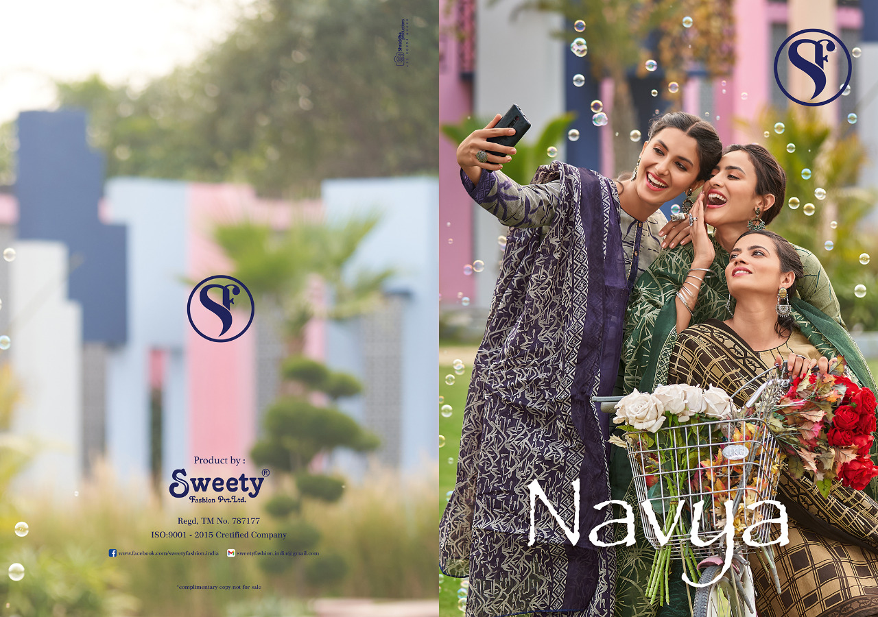 Sweety Navya Designer Dress Material Catalog