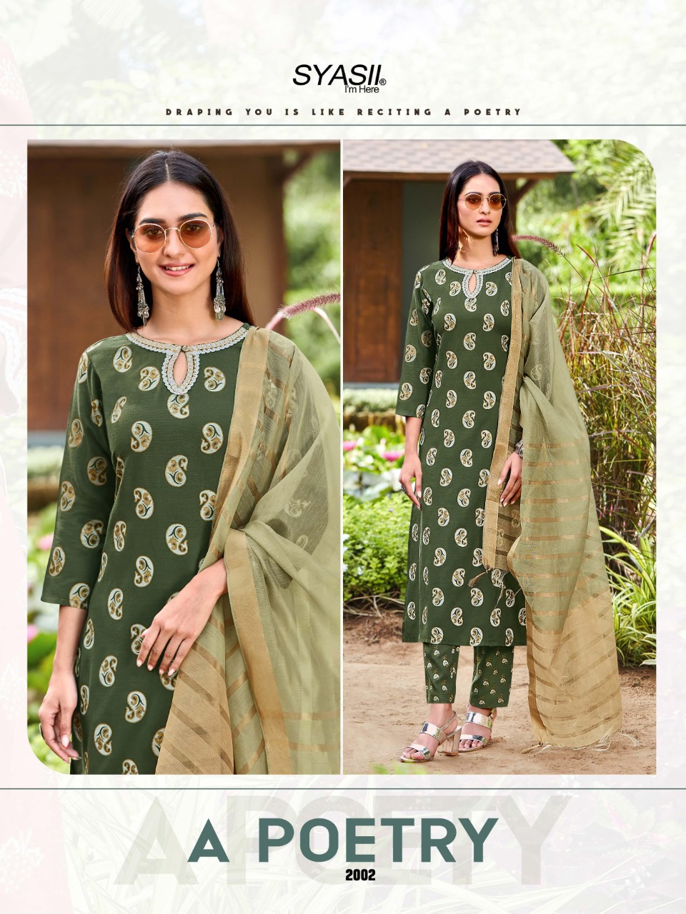 Syasii Florence Fancy Wear Kurti With Bottom And Dupatta Catalog