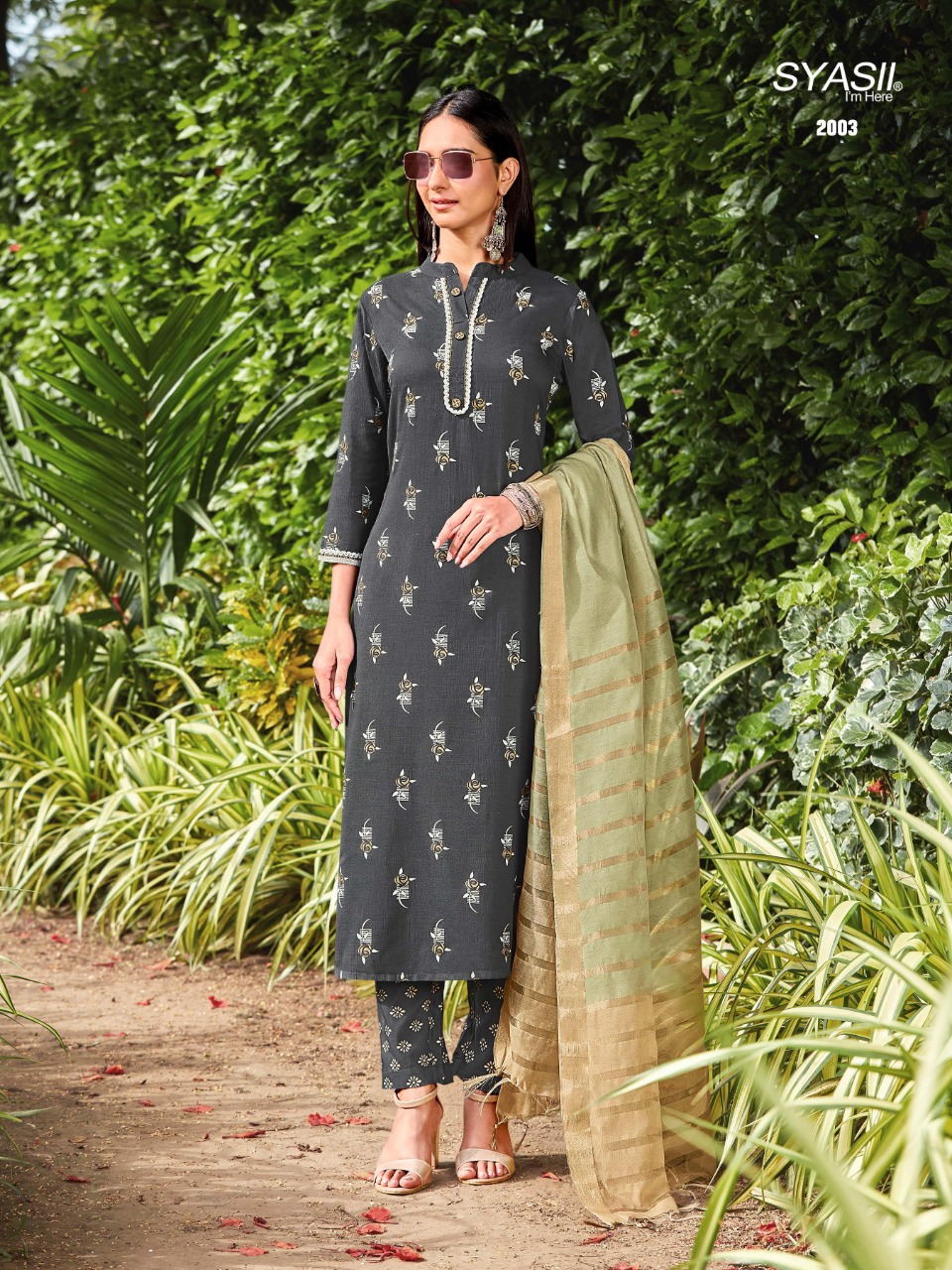 Syasii Florence Fancy Wear Kurti With Bottom And Dupatta Catalog