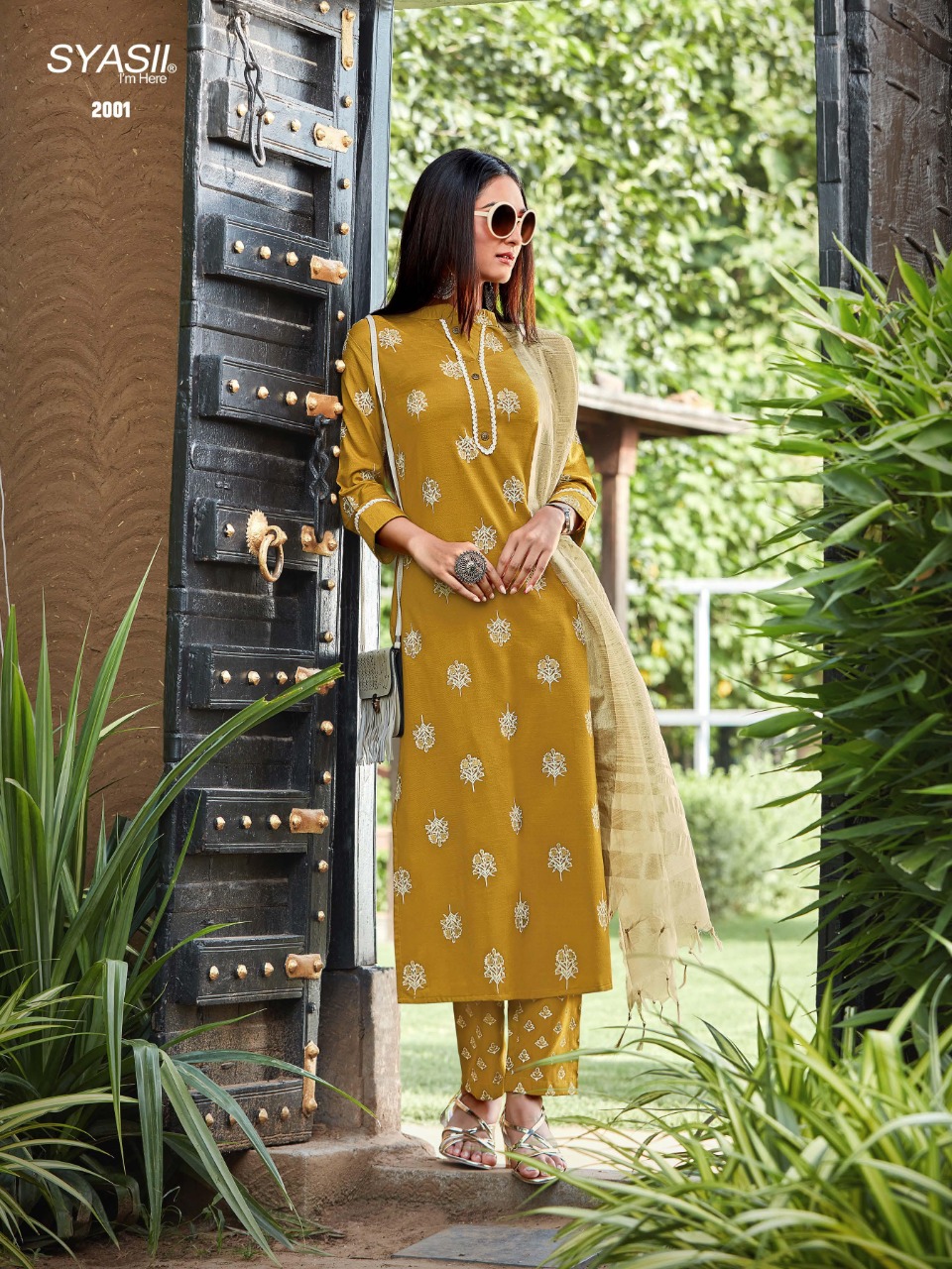 Syasii Florence Fancy Wear Kurti With Bottom And Dupatta Catalog