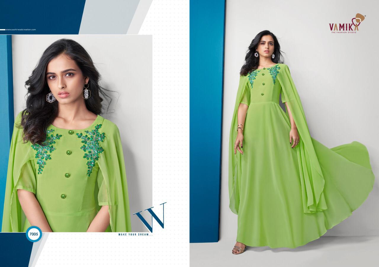 Vamika Glamore Shine Western Designer Gown Catalog