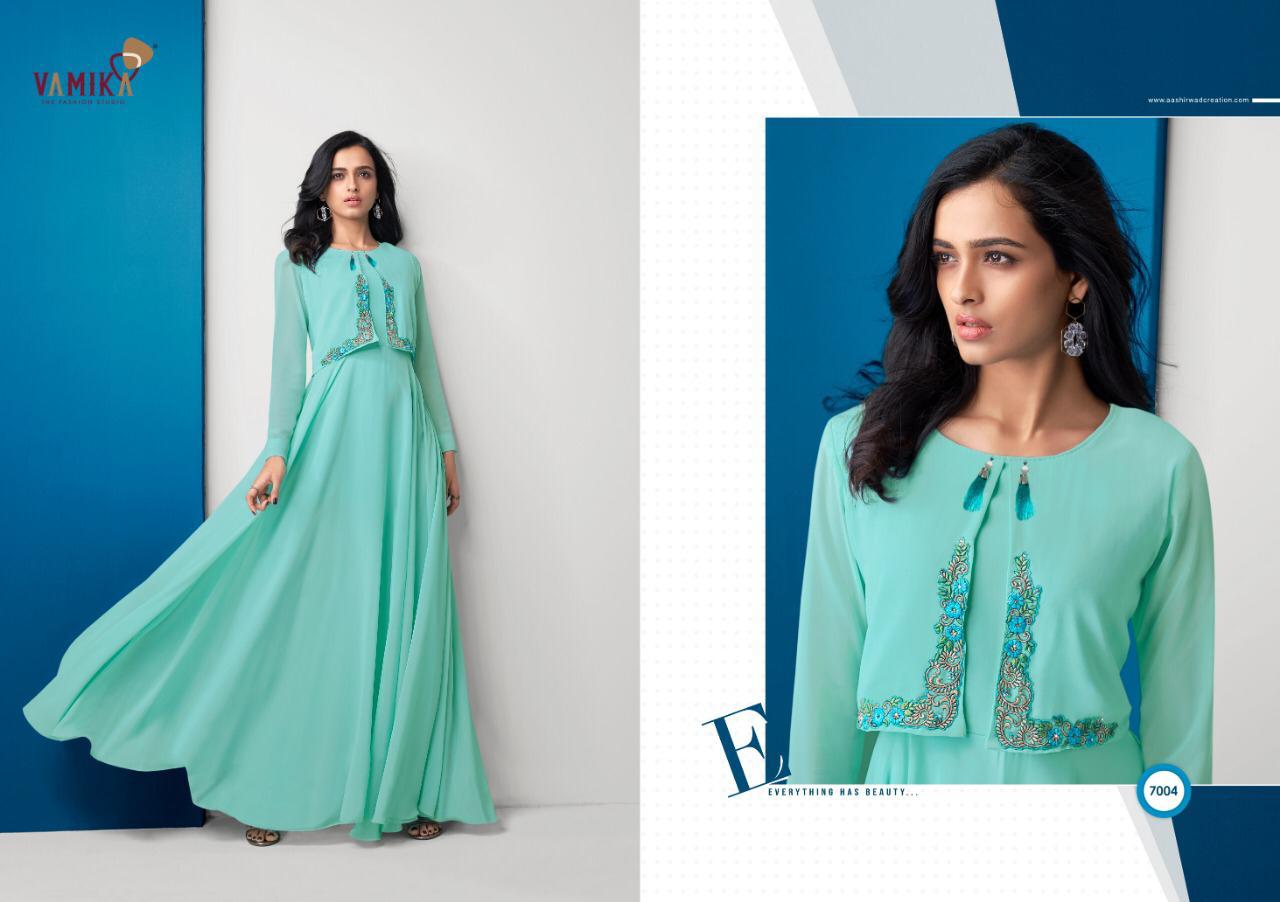 Vamika Glamore Shine Western Designer Gown Catalog
