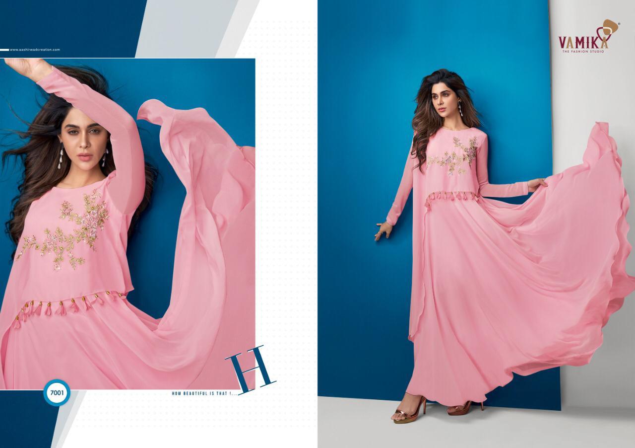 Vamika Glamore Shine Western Designer Gown Catalog