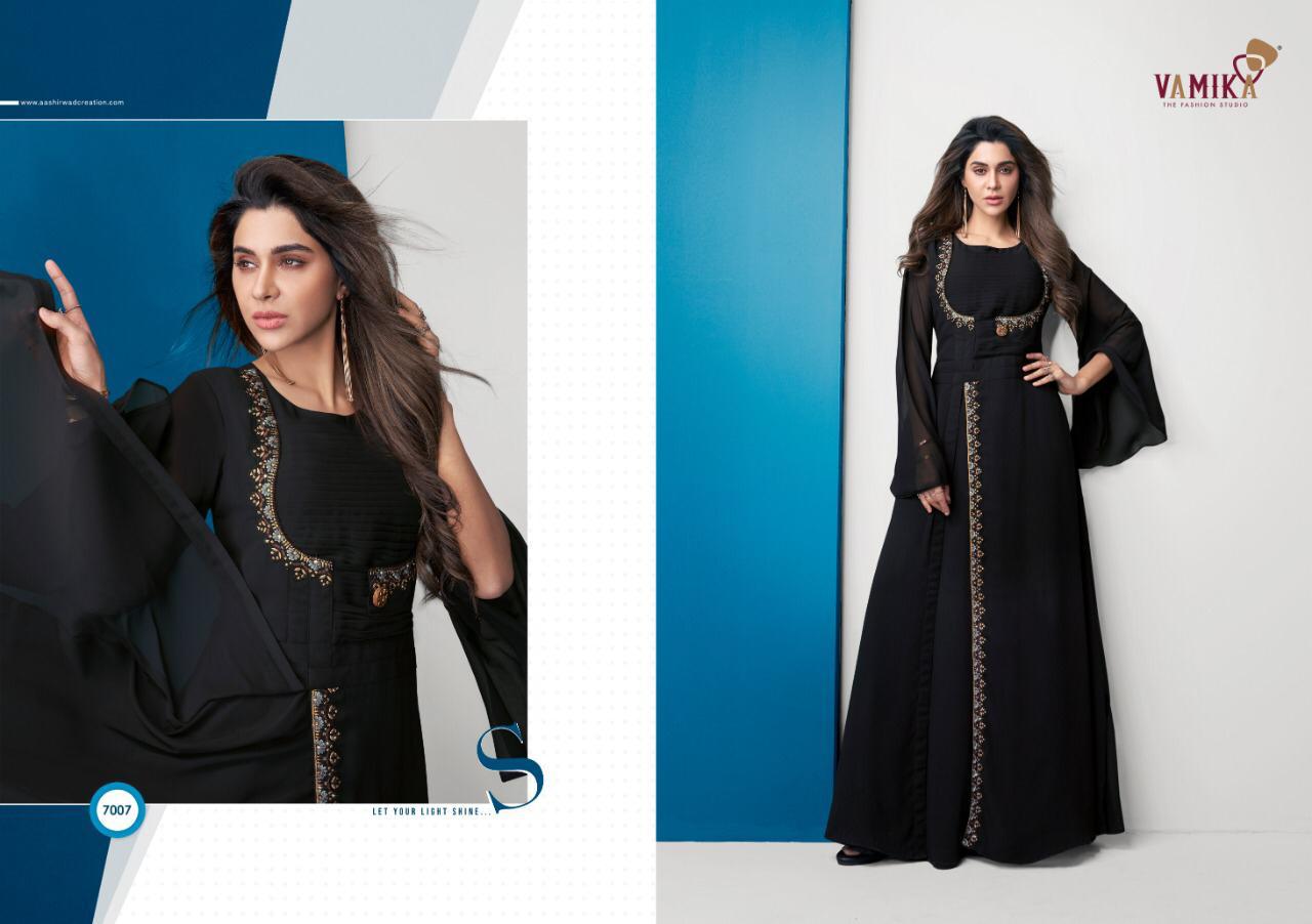 Vamika Glamore Shine Western Designer Gown Catalog