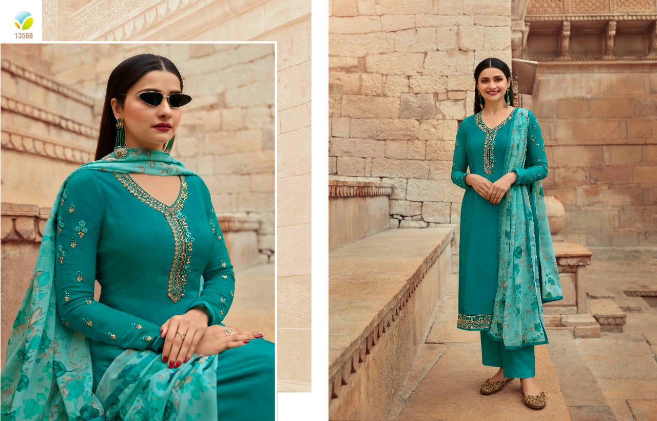 Vinay Silkina Royal Crepe Vol 30 Wholesale Suit Salwar Kameez  Catalog