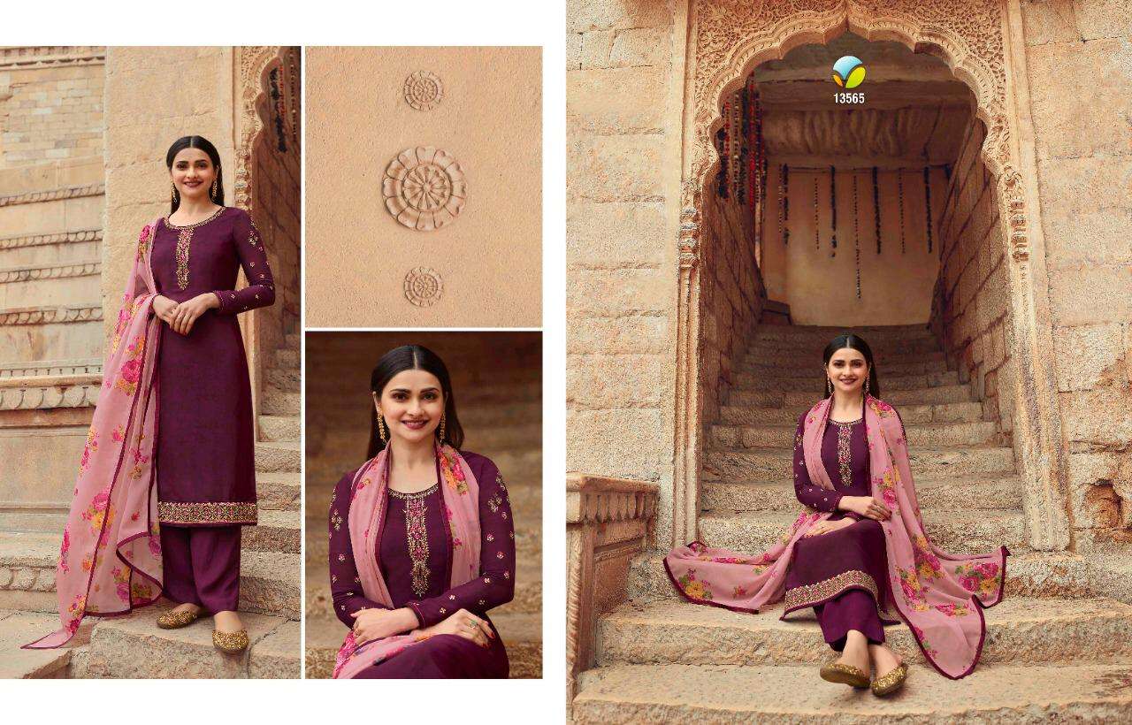 Vinay Silkina Royal Crepe Vol 30 Wholesale Suit Salwar Kameez  Catalog
