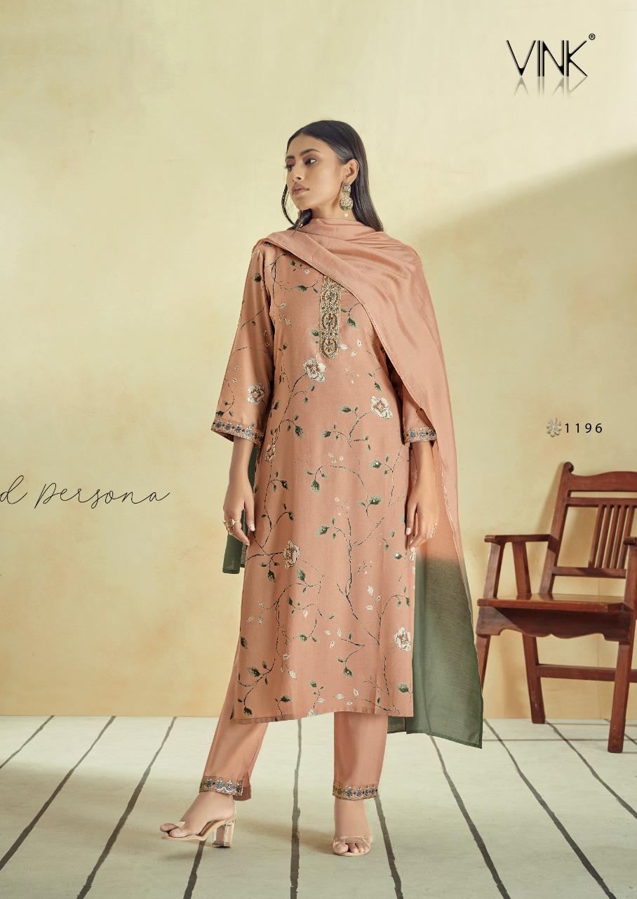 Vink Symphony Designer Muslin Readymade Salwar Suits Catalog
