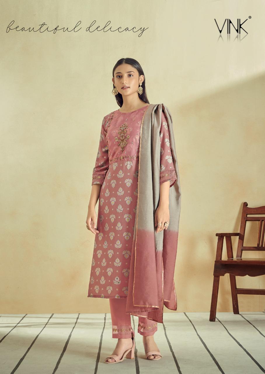 Vink Symphony Designer Muslin Readymade Salwar Suits Catalog