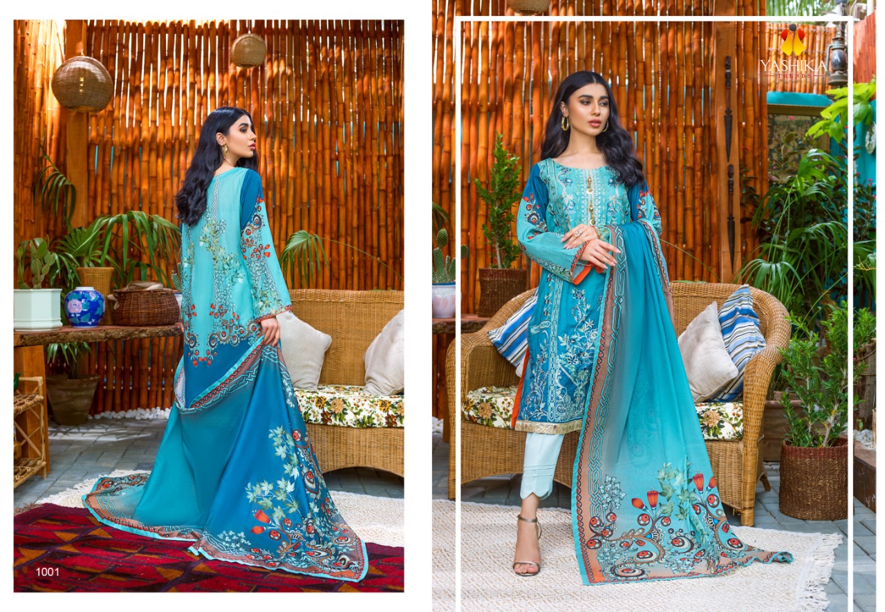 Yashika Amira .b  Vol 1 Designer Dress Material Buy  Karachi Cotton Suits  Women Suits Wholesale