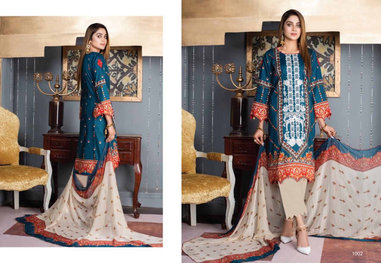 Yashika Amira .b  Vol 1 Designer Dress Material Buy  Karachi Cotton Suits  Women Suits Wholesale