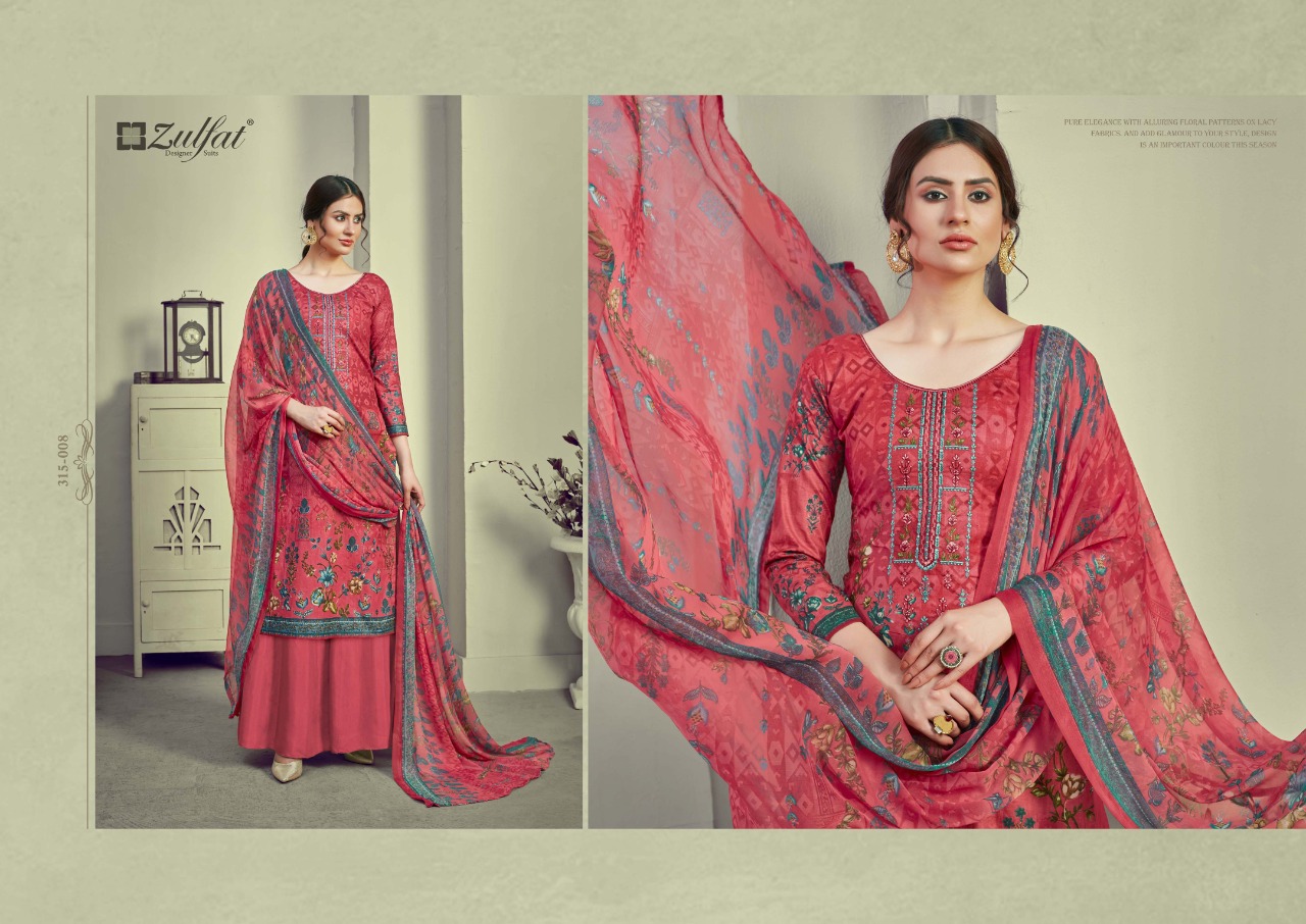 Zulfat Aakruti Vol  2 Digital Printed Designer Dress Material Catalog