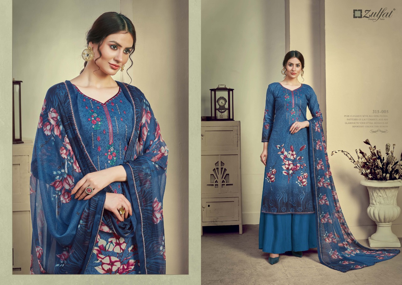 Zulfat Aakruti Vol  2 Digital Printed Designer Dress Material Catalog