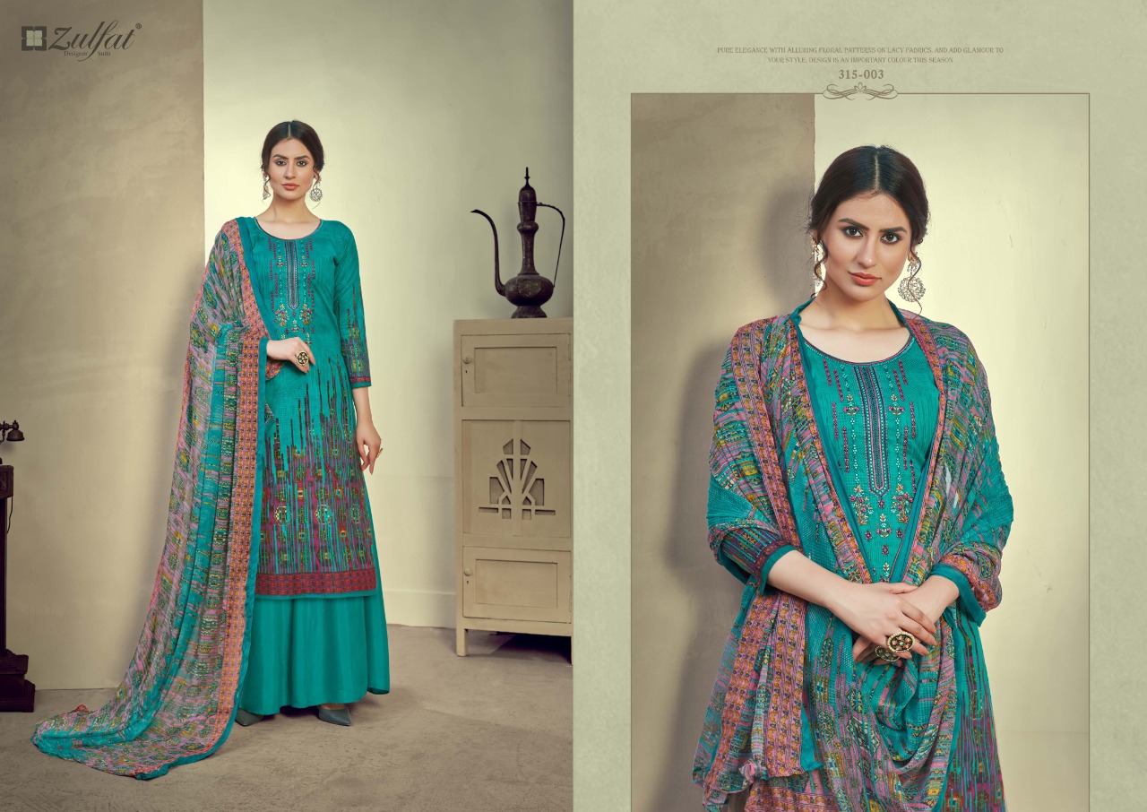 Zulfat Aakruti Vol  2 Digital Printed Designer Dress Material Catalog
