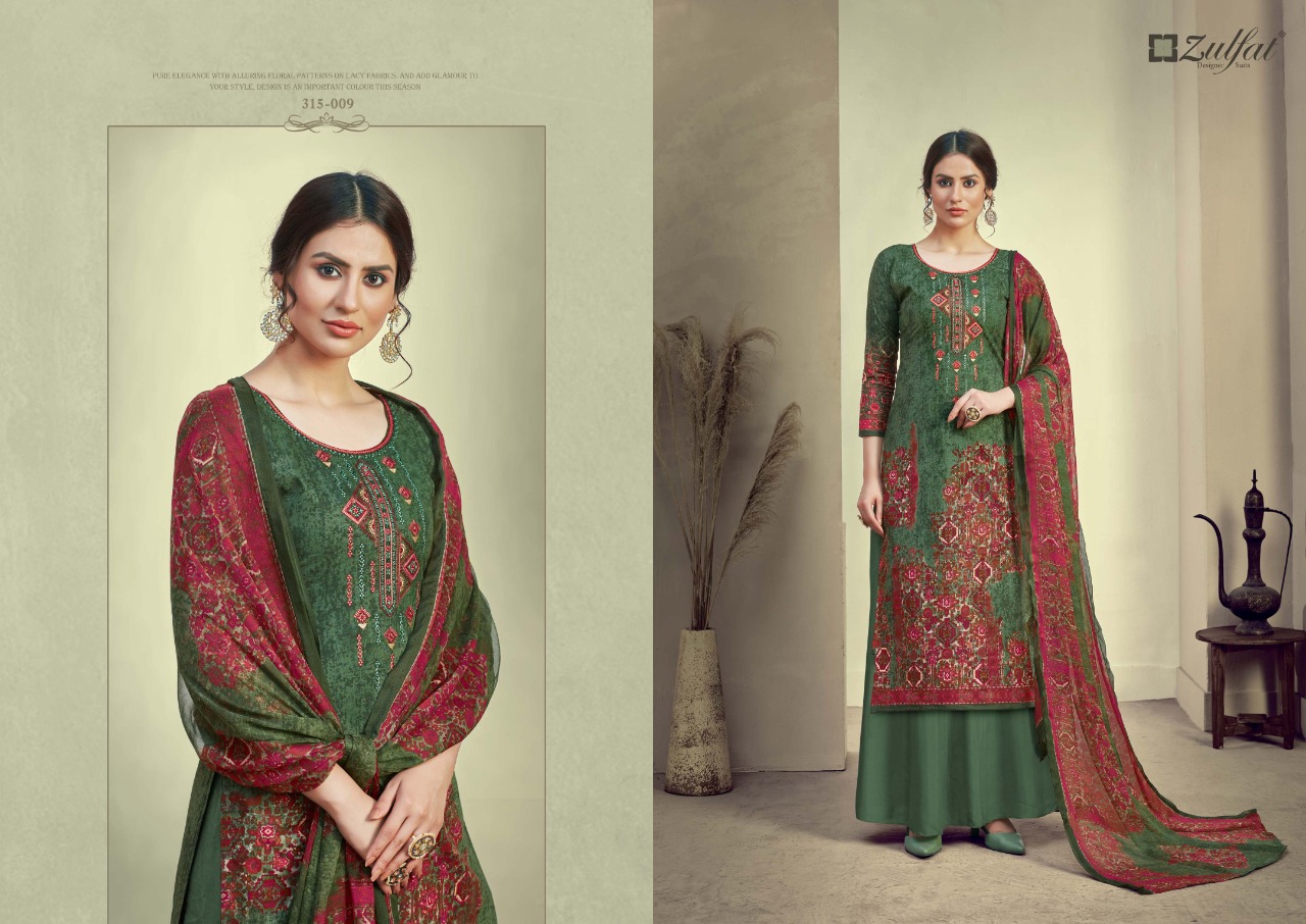 Zulfat Aakruti Vol  2 Digital Printed Designer Dress Material Catalog