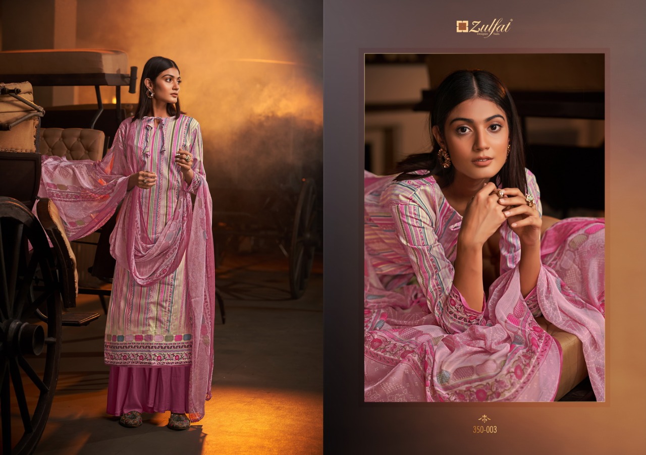 Zulfat Advika Designer Cotton Printed Salwar  Suits Catalog