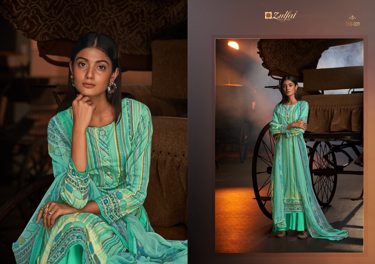Zulfat Advika Designer Cotton Printed Salwar  Suits Catalog