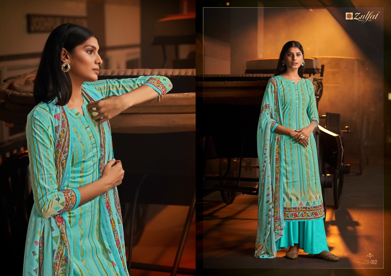 Zulfat Advika Designer Cotton Printed Salwar  Suits Catalog