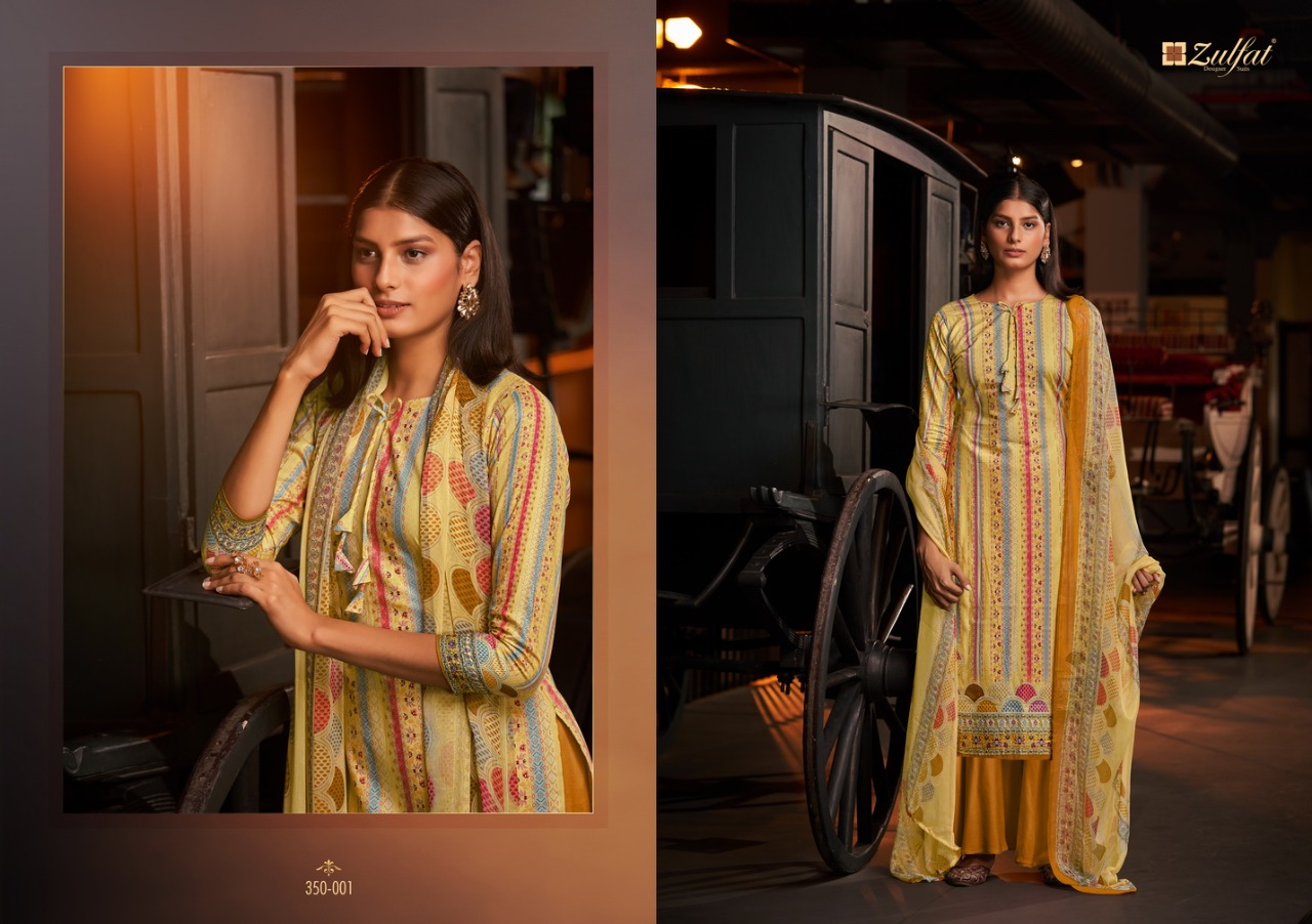Zulfat Advika Designer Cotton Printed Salwar  Suits Catalog