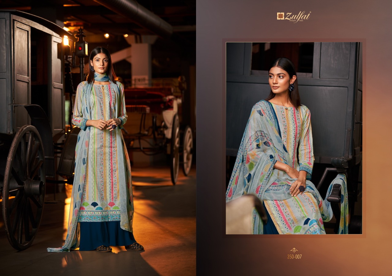 Zulfat Advika Designer Cotton Printed Salwar  Suits Catalog