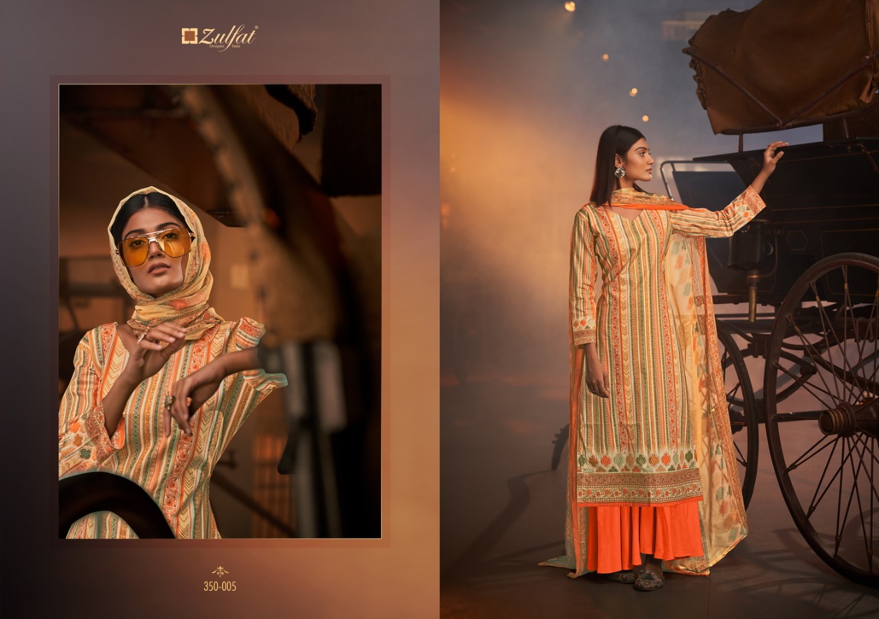 Zulfat Advika Designer Cotton Printed Salwar  Suits Catalog