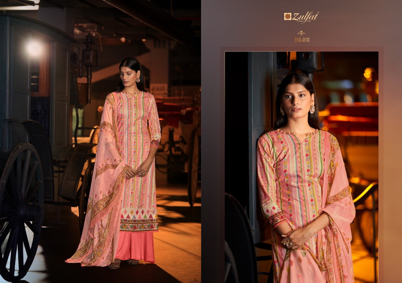 Zulfat Advika Designer Cotton Printed Salwar  Suits Catalog