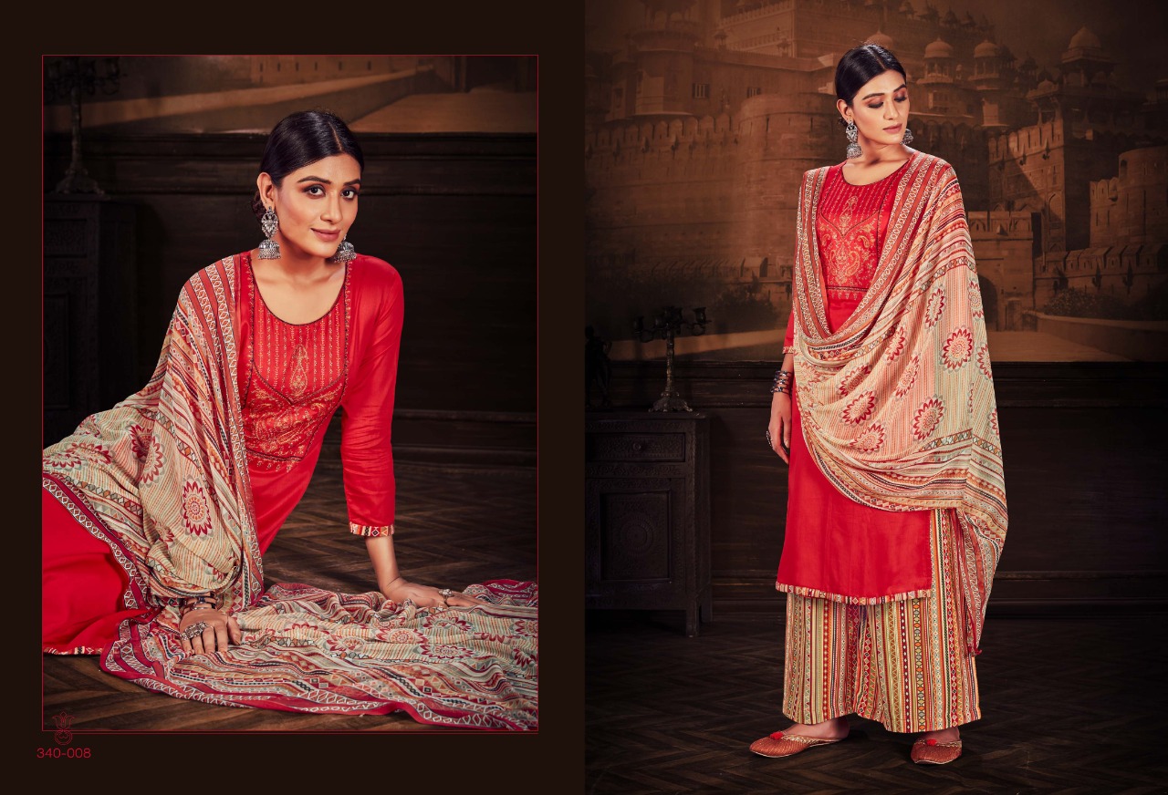Zulfat Ishika Cotton Designer Embroidery Salwar Suits Catalog