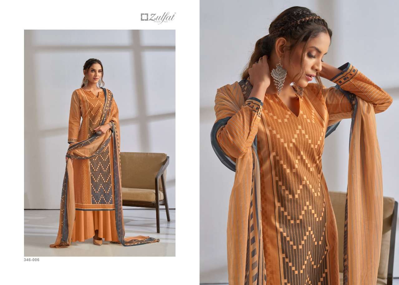 Zulfat Summer Grace Exclusive Designer Dress Material  Catalog