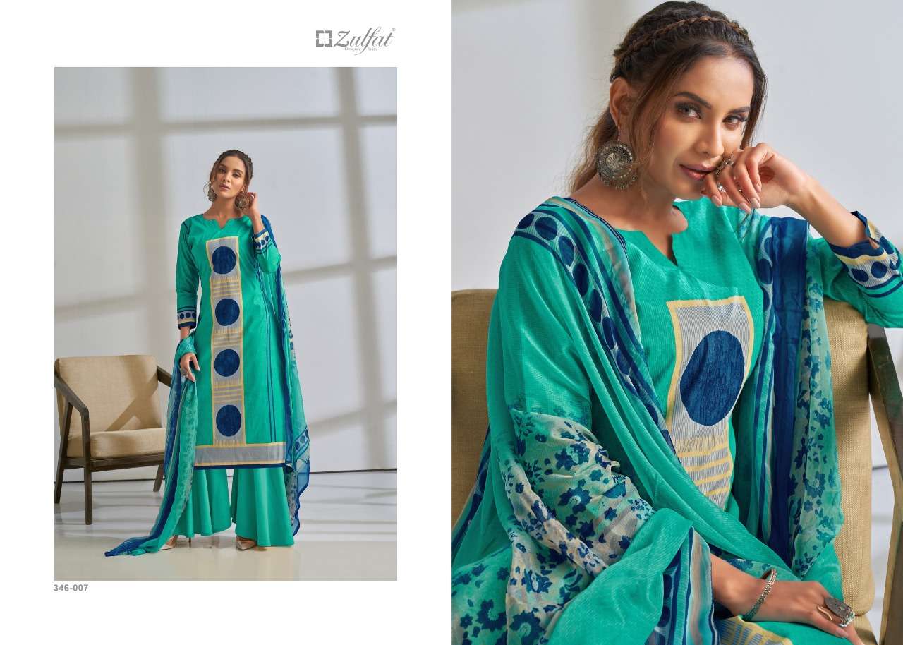 Zulfat Summer Grace Exclusive Designer Dress Material  Catalog