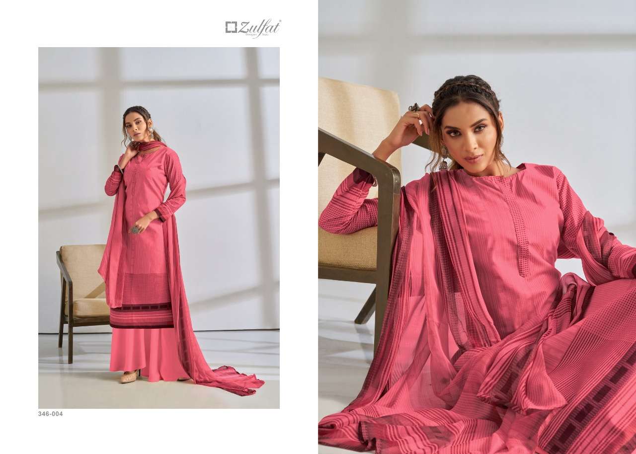 Zulfat Summer Grace Exclusive Designer Dress Material  Catalog