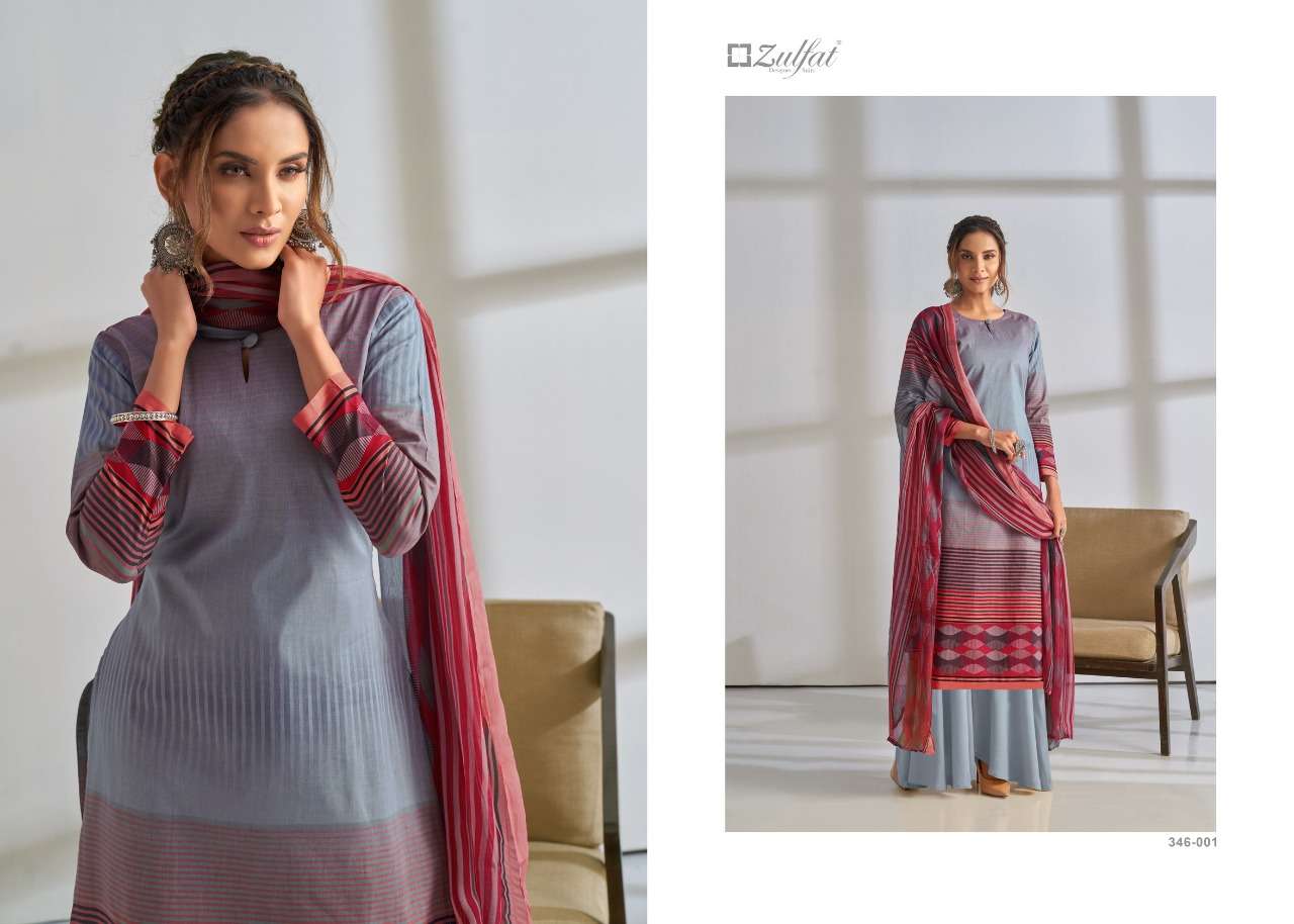 Zulfat Summer Grace Exclusive Designer Dress Material  Catalog