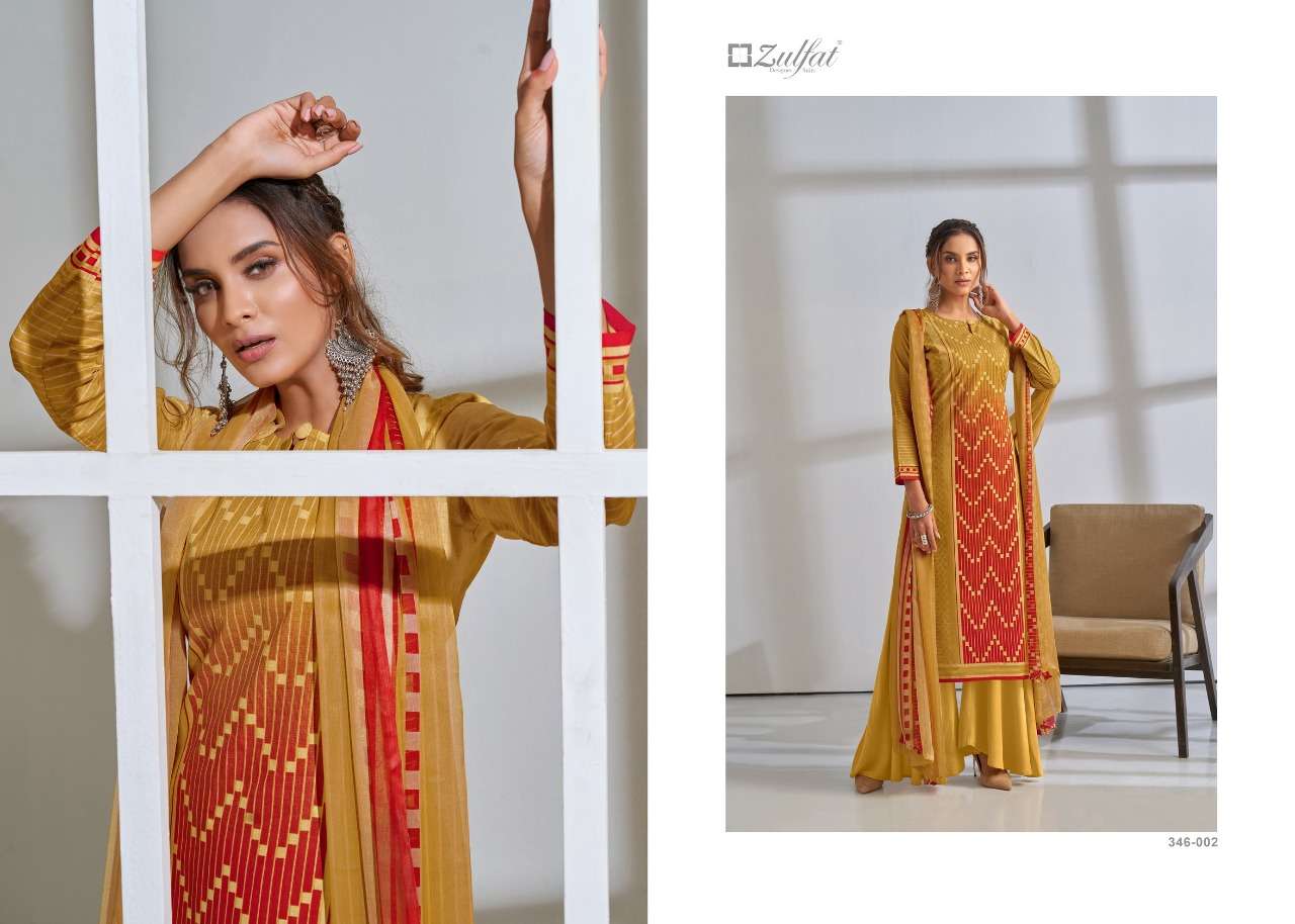 Zulfat Summer Grace Exclusive Designer Dress Material  Catalog