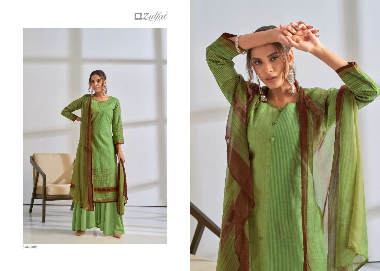 Zulfat Summer Grace Exclusive Designer Dress Material  Catalog