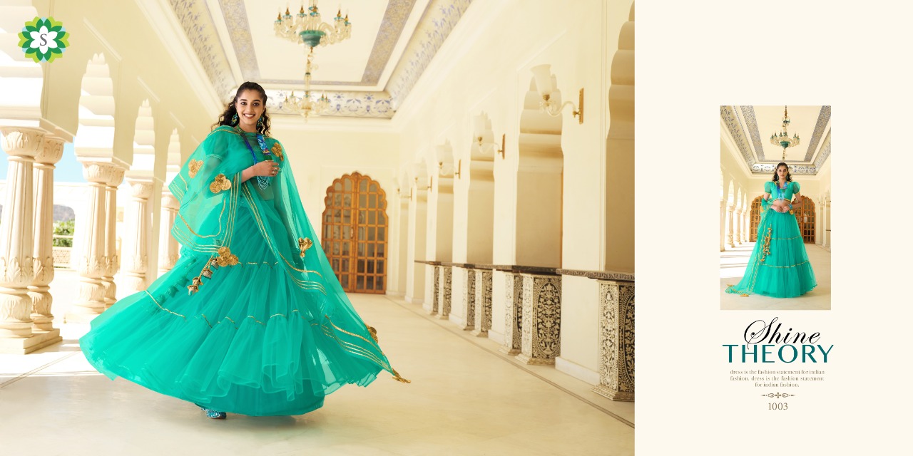 Fc Sky 1003 Festive Wear  Buy Sky Blue Lehengas Online At Best Prices
