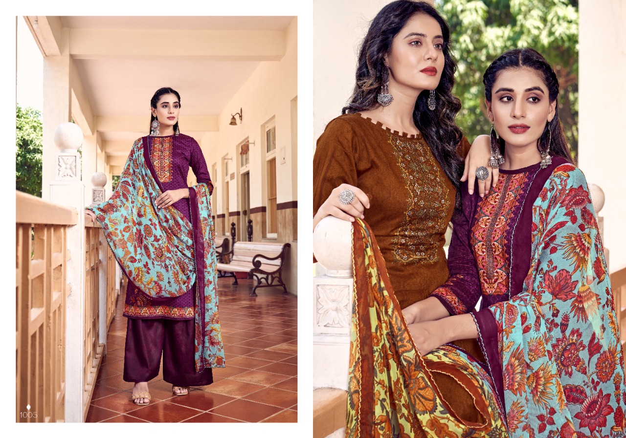 Sweety Pista Designer Dress Material Catalog