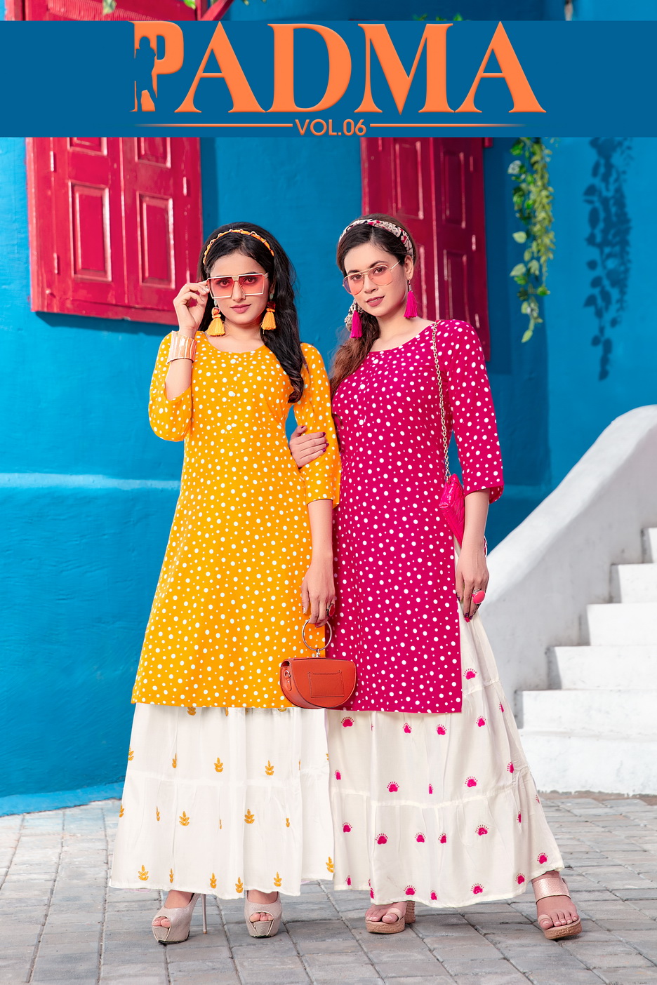 Premnath Padma Vol.6 Top With Skirt Kurti