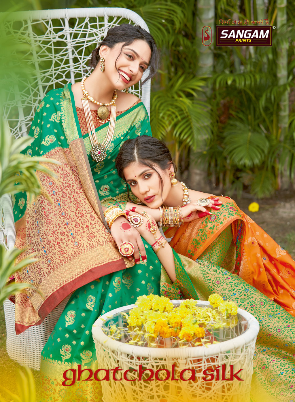 Sangam Presents Ghatchola Silk Banarasi Silk Sarees