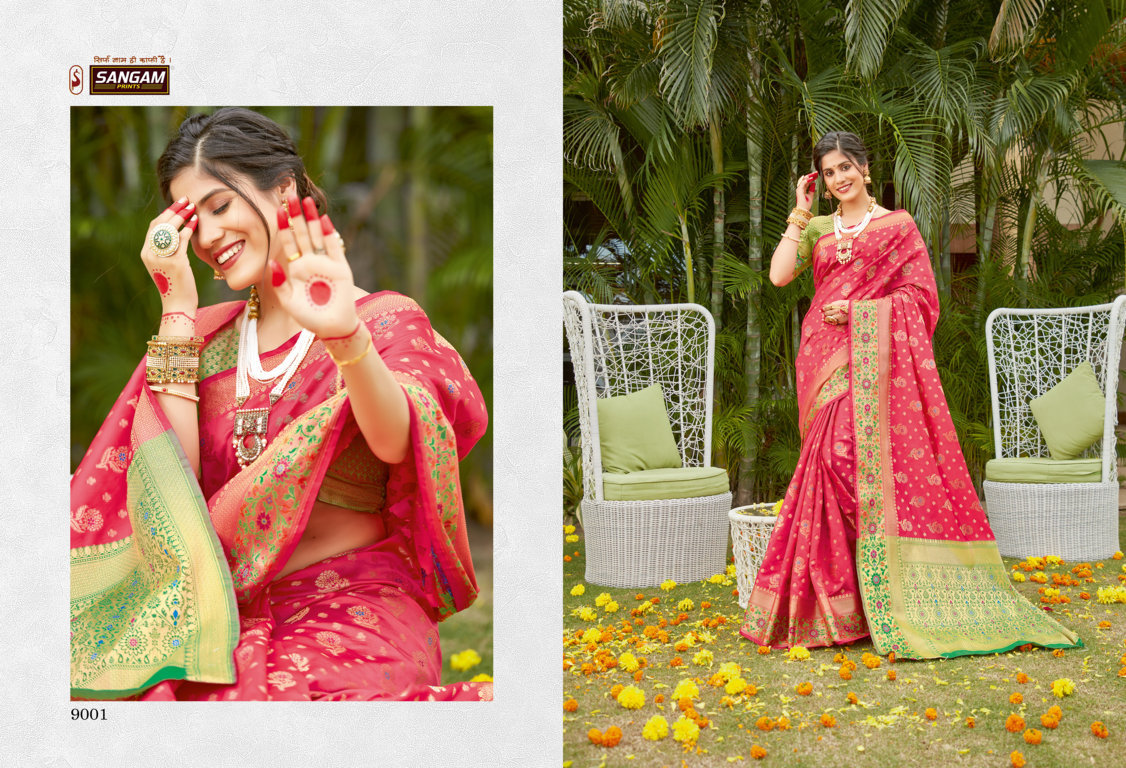 Sangam Presents Ghatchola Silk Banarasi Silk Sarees