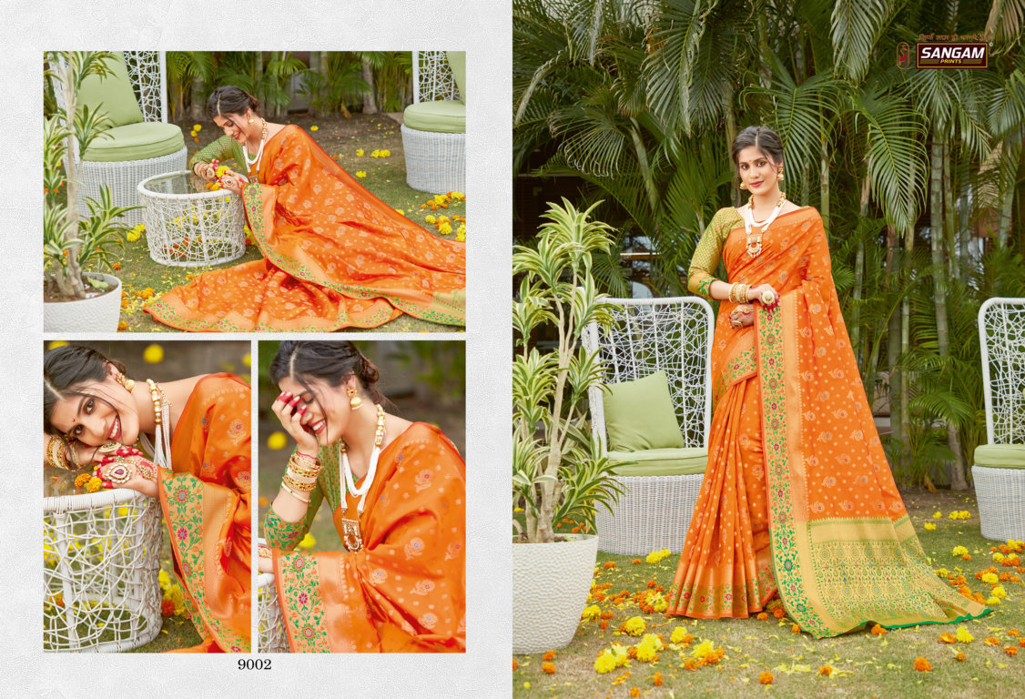 Sangam Presents Ghatchola Silk Banarasi Silk Sarees