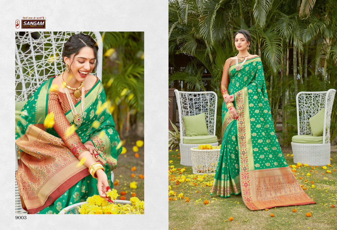 Sangam Presents Ghatchola Silk Banarasi Silk Sarees