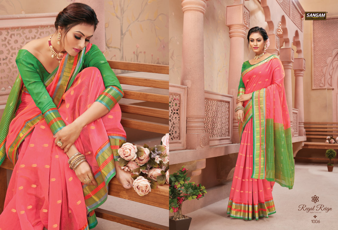 Sangam Presents Ratnalekha Handloom Silk Sarees