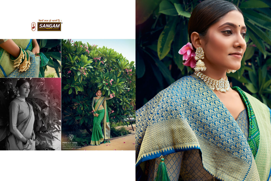 Sangam Presents Navratan Patola Silk Sarees