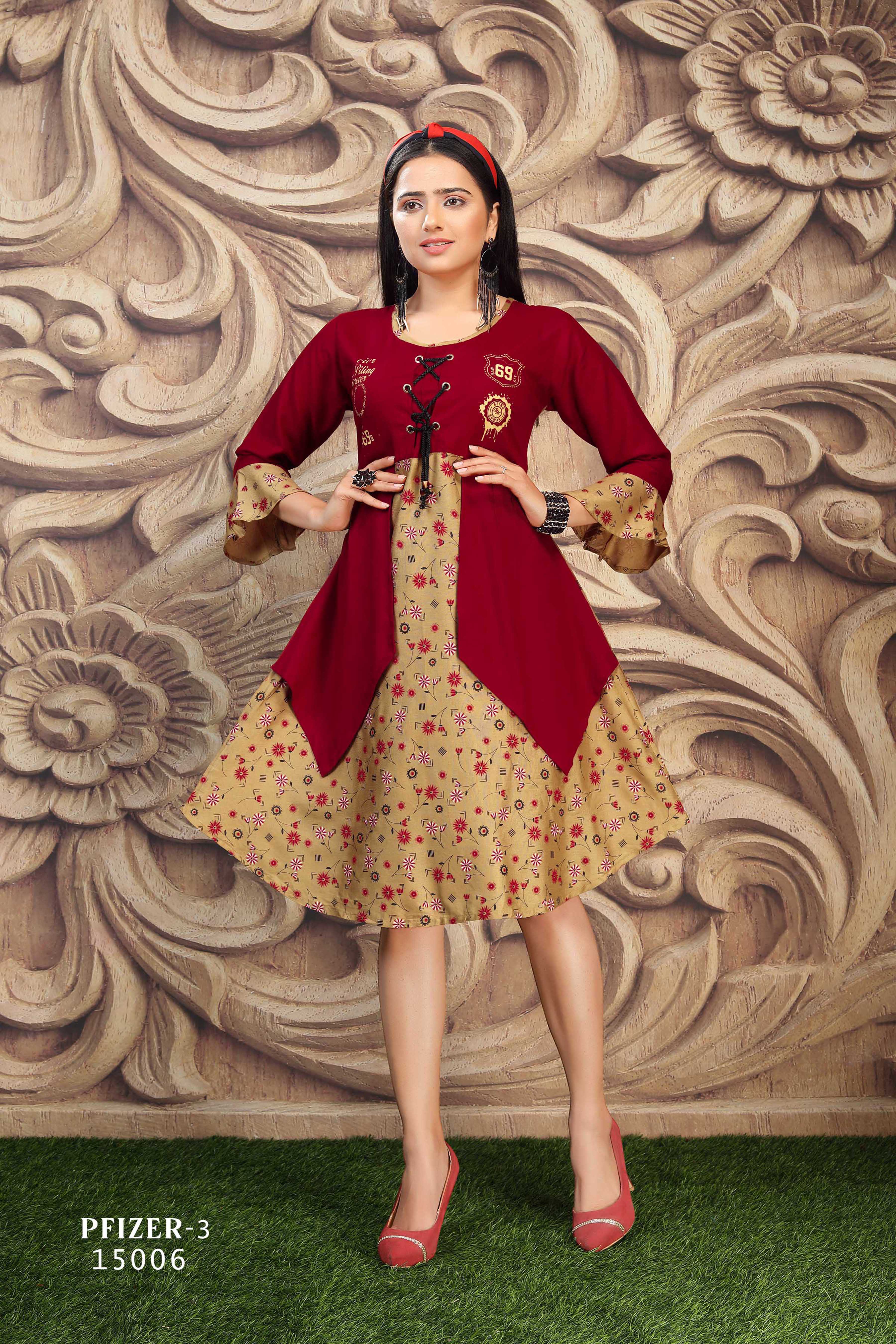 Premnath Pfizer Vol.3 Western Style Fancy Kurtis At Reasonable Price