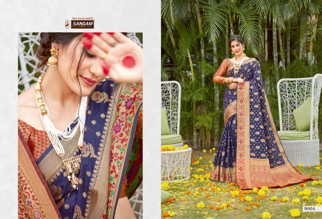 Sangam Presents Ghatchola Silk Banarasi Silk Sarees