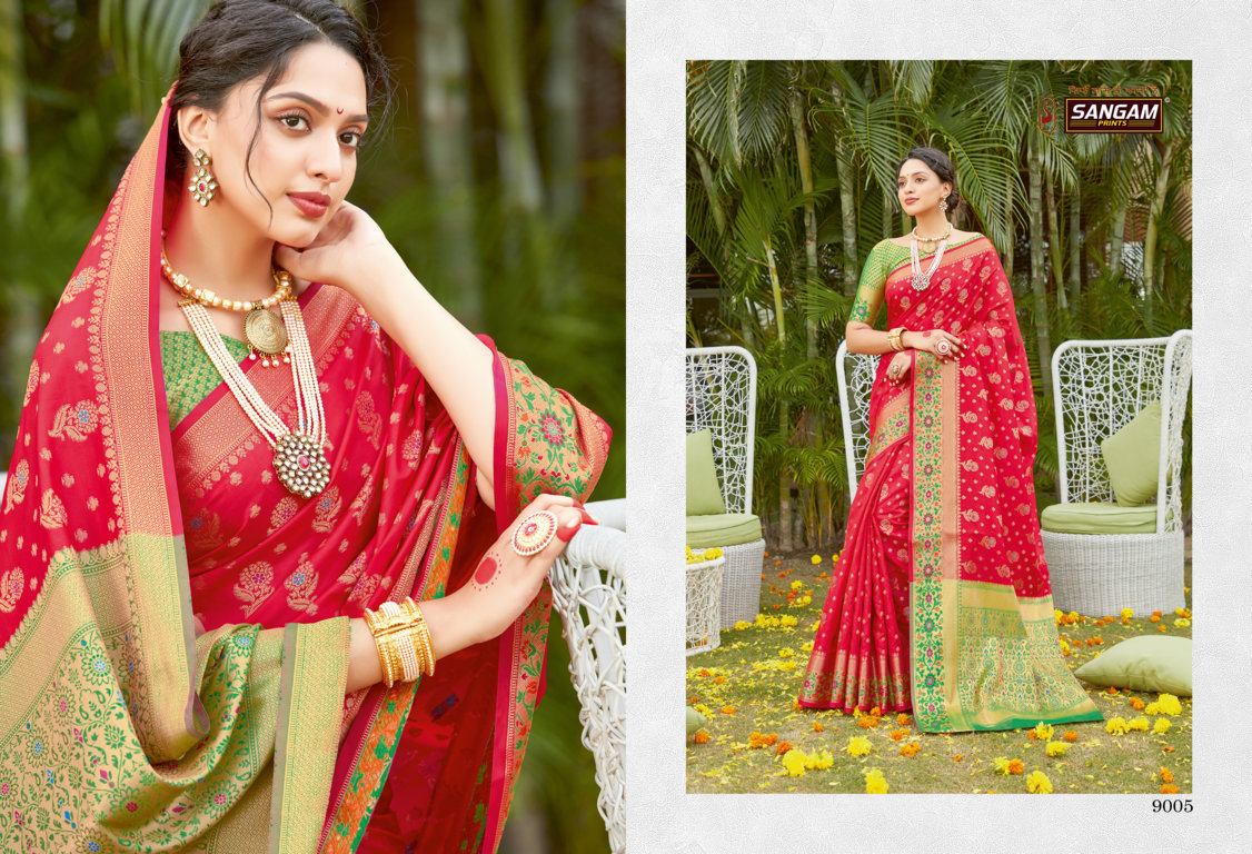 Sangam Presents Ghatchola Silk Banarasi Silk Sarees