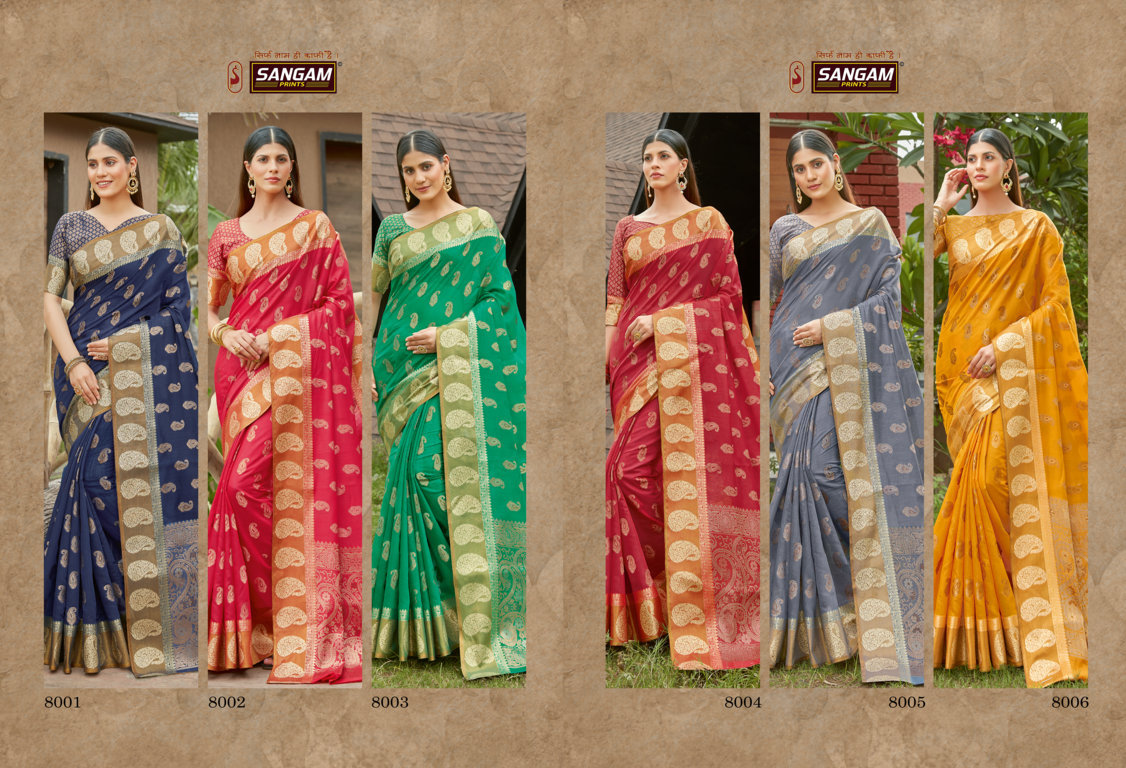 Sangam Presents Aradhana Cotton Handloom Sarees