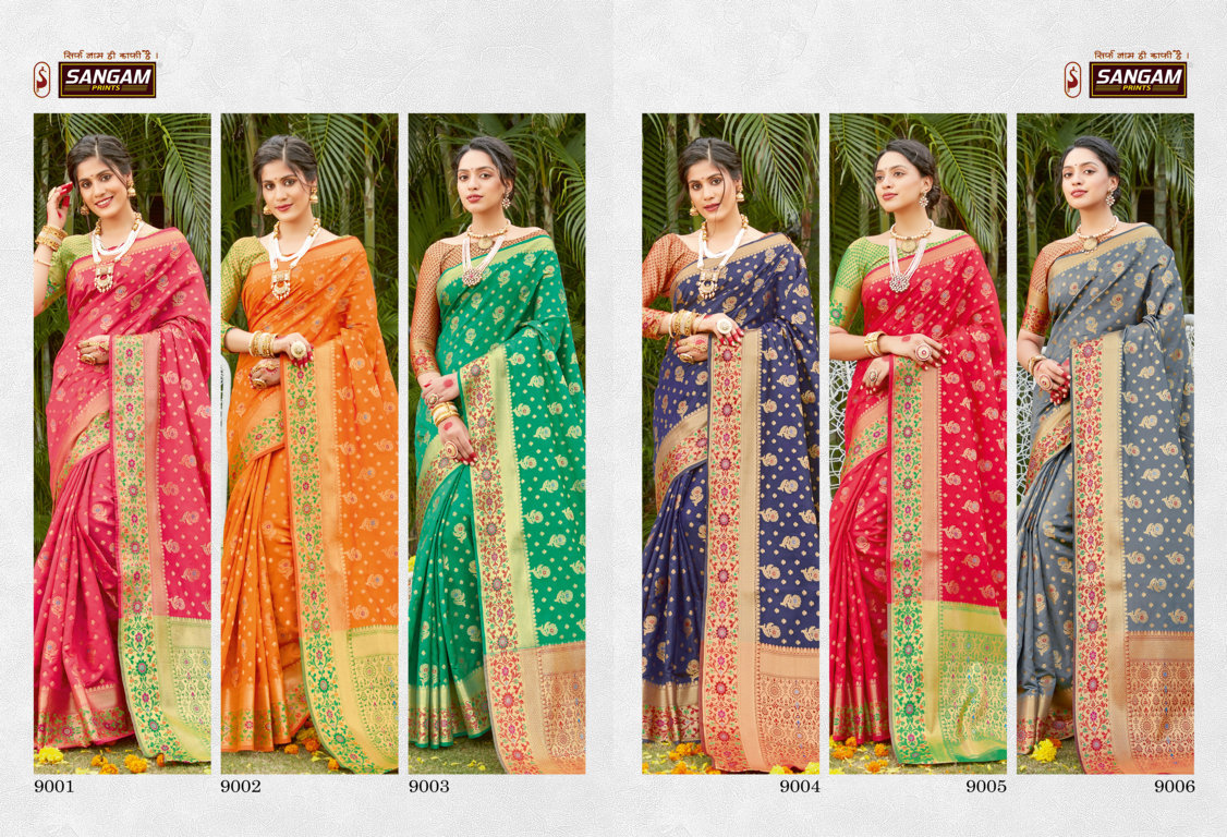 Sangam Presents Ghatchola Silk Banarasi Silk Sarees
