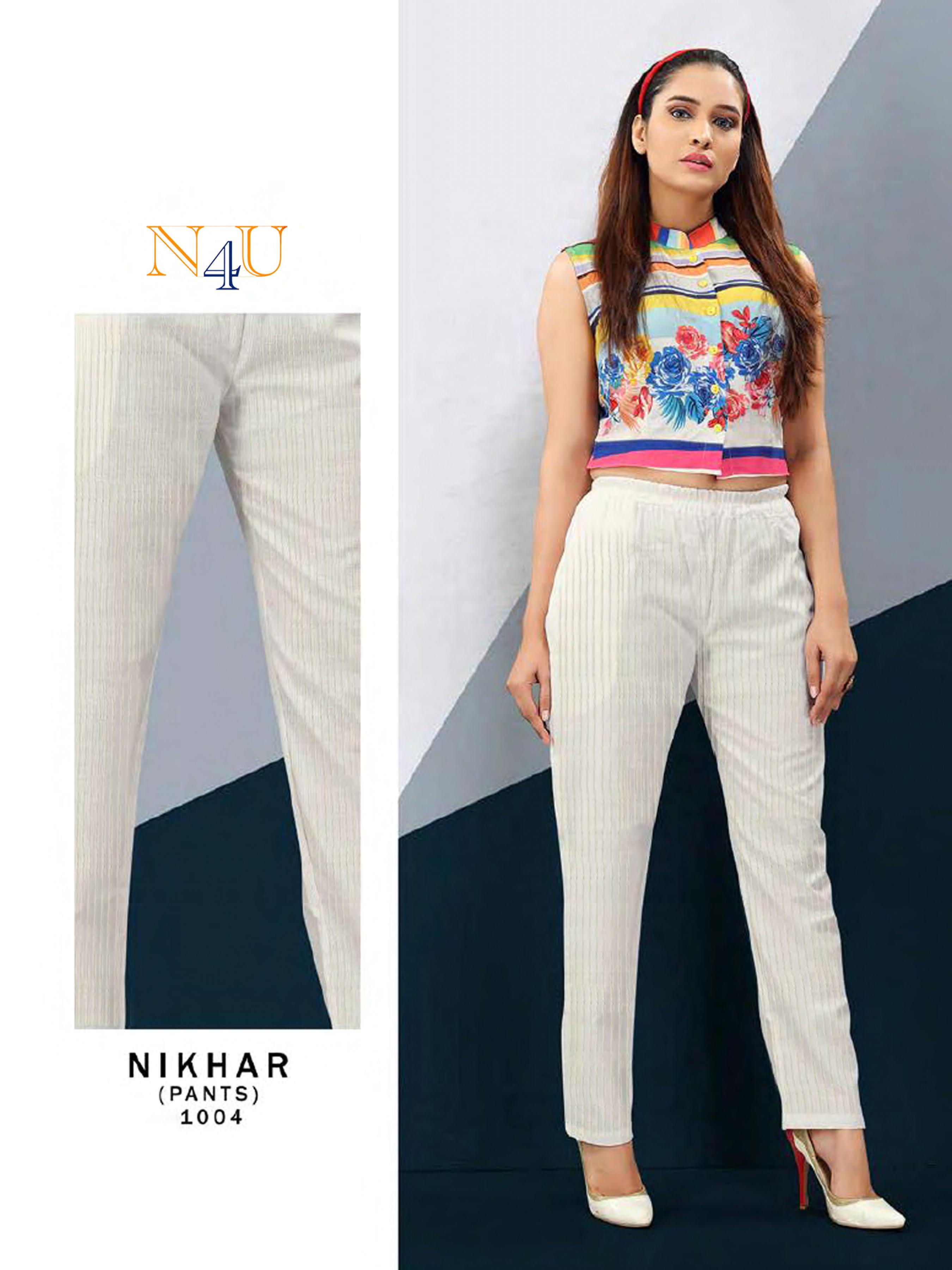Tunic House Nikhar-nx Lilen Cotton Pant Bottom Wear Collection